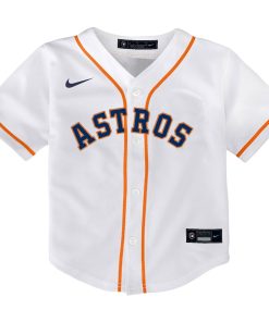 Alternative view of Alex Bregman Houston Astros Nike Toddler Home Replica Player Jersey - White