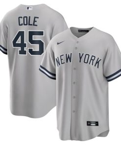 Gerrit Cole New York Yankees Nike Road Replica Player Name Jersey - Gray
