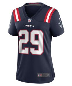 Alternative view of Isaiah Bolden New England Patriots Nike Women's Team Game Jersey -  Navy