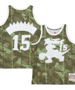 Vince Carter Toronto Raptors Hardwood Classics 1998/99 Ghost Green Swingman Jersey - Camo