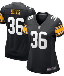 Jerome Bettis Pittsburgh Steelers Nike Women's Retired Player Jersey - Black