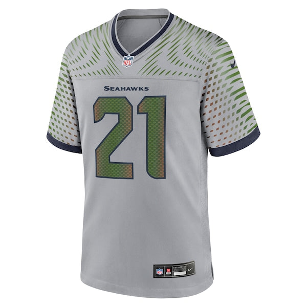 Devon Witherspoon Seattle Seahawks Nike 2025 Rivalries Collection Game Jersey - Wolf Gray - Image 2