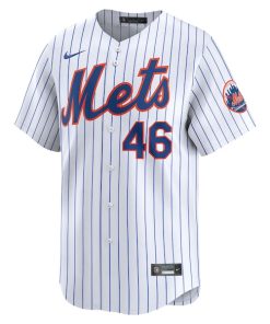 Alternative view of Yohan Ramirez New York Mets Nike Home Limited Player Jersey?¨C White