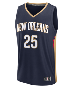 Alternative view of Trey Murphy III New Orleans Pelicans  Fast Break Replica Jersey - Navy - Icon Edition