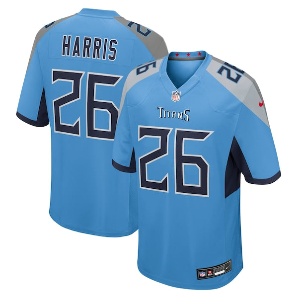 Marcus Harris Tennessee Titans Nike Team Game Jersey - Light Blue