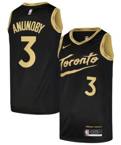 OG Anunoby Toronto Raptors Nike Swingman Player Jersey - City Edition - Black