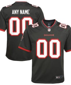 Tampa Bay Buccaneers Nike Youth Alternate Custom Game Jersey - Pewter