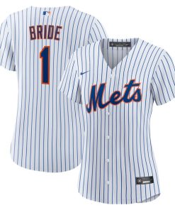 New York Mets Nike Women's #1 Bride Home Replica Jersey - White