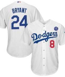 Youth Kobe Bryant Legend Los Angeles Dodgers 8/24 Special Jersey ¨C White