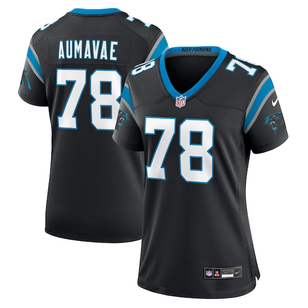 Popo Aumavae Carolina Panthers Nike Women's Team Game Jersey - Black