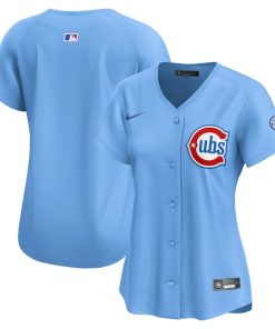 Chicago Cubs Nike Women's Alternate Limited Jersey - Light Blue