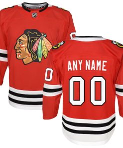 Chicago Blackhawks Youth Premier Custom Jersey - Red