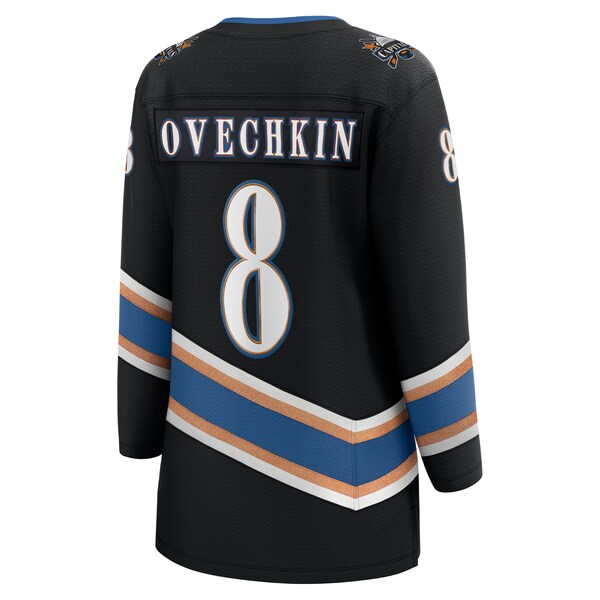 Alexander Ovechkin Washington Capitals Women's Alternate 50th Anniversary Premier Breakaway Player Jersey - Black/Navy/White - Image 4