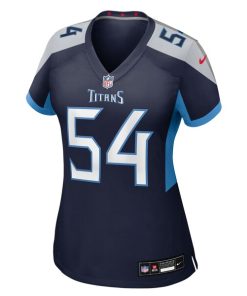 Alternative view of Lorenzo Carter Tennessee Titans Nike Women's Team Game Jersey -  Navy