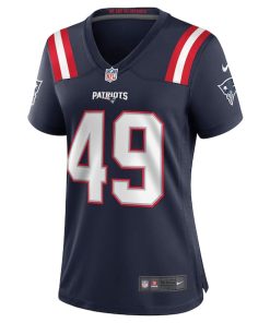 Alternative view of Joe Cardona New England Patriots Nike Women's Game Jersey - Navy