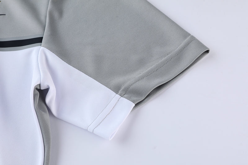 Nike Short Sleeve Training Jersey Set-ND01- Light Gray - Image 5