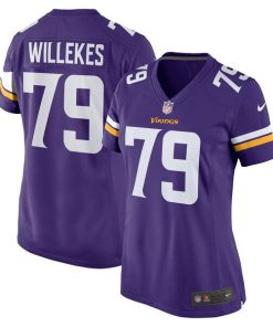 Kenny Willekes Minnesota Vikings Nike Women's Game Jersey - Purple