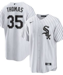 Frank Thomas Chicago White Sox Nike Home Retired Player Replica Jersey - White