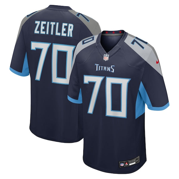 Kevin Zeitler Tennessee Titans Nike Team Game Jersey - Navy