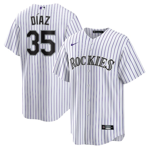 Elias D¨ªaz Colorado Rockies Nike Home Replica Player Jersey - White
