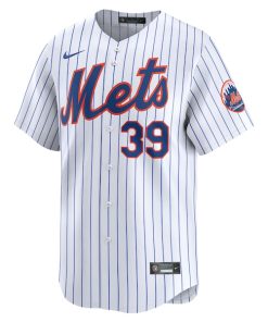 Alternative view of Edwin Diaz New York Mets Nike Home Limited Player Jersey - White