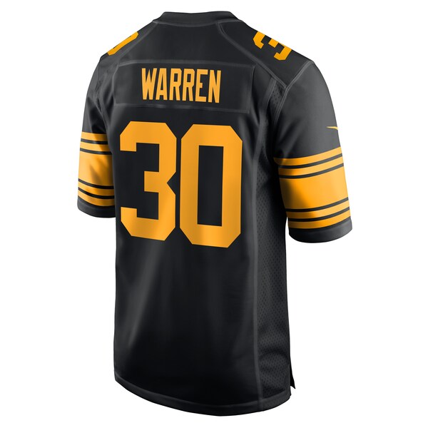 Jaylen Warren Pittsburgh Steelers Nike Alternate Game Jersey - Black - Image 3