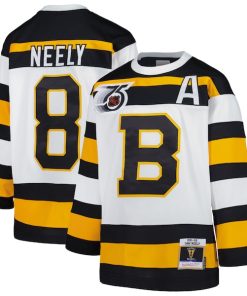 Cam Neely Boston Bruins Youth 1991 Blue Line Player Jersey - White