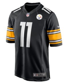 Alternative view of Chase Claypool Pittsburgh Steelers Nike Game Team Jersey - Black