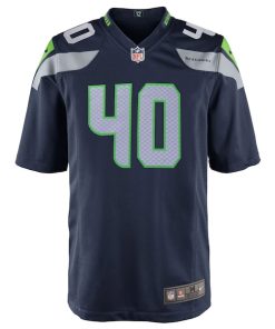 Alternative view of Derrick Coleman Seattle Seahawks Youth Nike Team Color Game Jersey - College Navy