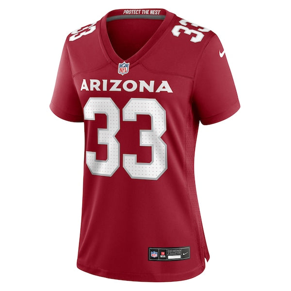 Trey Benson Arizona Cardinals Nike Women's Game Jersey - Cardinal - Image 3