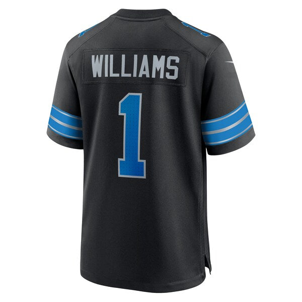 Jameson Williams Detroit Lions Nike 2nd Alternate Game Player Jersey - Black - Image 3