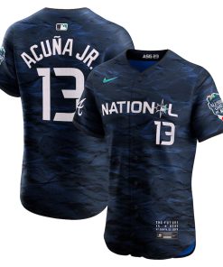 Ronald Acu?a Jr. National League Nike 2023 MLB All-Star Game Vapor Premier Elite Player Jersey - Royal
