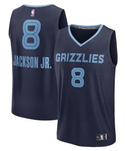 Jaren Jackson Jr. Memphis Grizzlies  Youth Fast Break Replica Jersey - Navy - Icon Edition