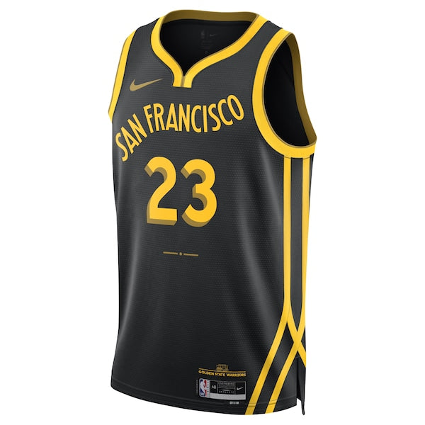 Draymond Green Golden State Warriors Nike Unisex 2023/24 Swingman Jersey - Black - City Edition - Image 2