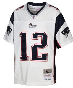 Alternative view of Tom Brady New England Patriots  Youth 2000 Legacy Replica Jersey - White
