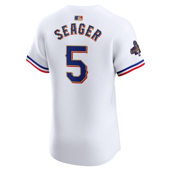 Corey Seager Texas Rangers Nike 2024 Gold Collection Elite Player Jersey?ยจC White - Image 3