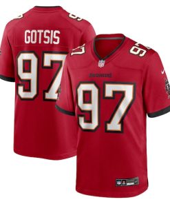 Adam Gotsis Tampa Bay Buccaneers Nike Team Game Jersey -  Red