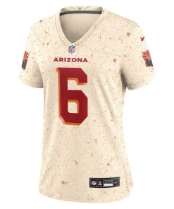 Alternative view of James Conner Arizona Cardinals Nike Women's 2025 Rivalries Collection Game Jersey - Natural