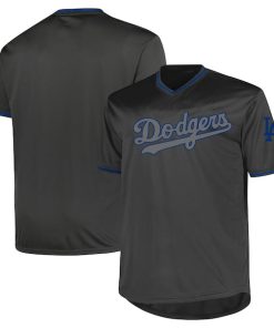 Los Angeles Dodgers Profile Big & Tall Pop Fashion Jersey - Charcoal