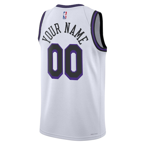 Los Angeles Lakers Nike Unisex 2022/23 Swingman Custom Jersey - City Edition - White - Image 3