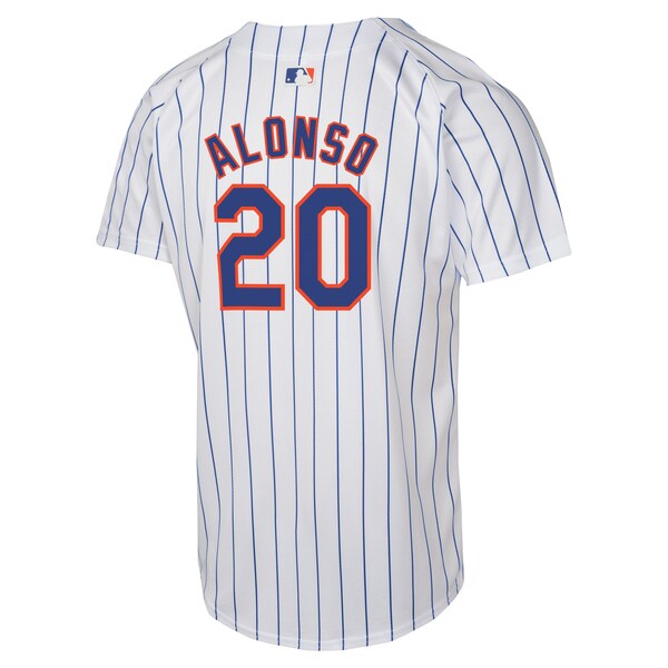 Pete Alonso New York Mets Nike Youth Home Game Player Jersey - White - Image 3