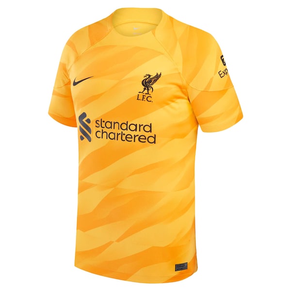 Liverpool Nike 2023/24 Goalkeeper Replica Stadium Jersey - Yellow/Orange - Image 3