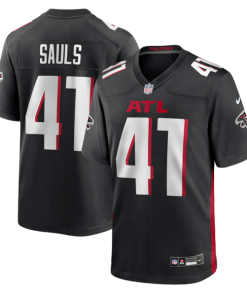 Ben Sauls Atlanta Falcons Nike Team Game Jersey -  Black
