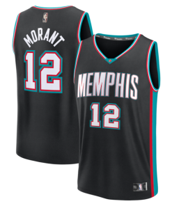 Ja Morant Memphis Grizzlies  Fastbreak Jersey - Classic Edition - Black