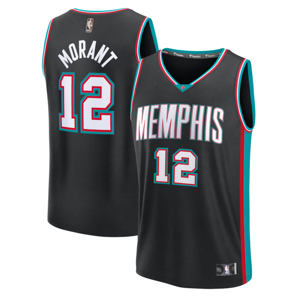 Ja Morant Memphis Grizzlies Fastbreak Jersey - Classic Edition - Black