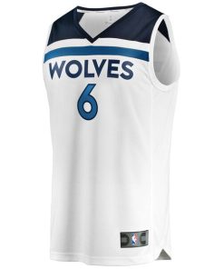 Alternative view of Jordan McLaughlin Minnesota Timberwolves  Youth Fast Break Replica Player Jersey - Association Edition - White