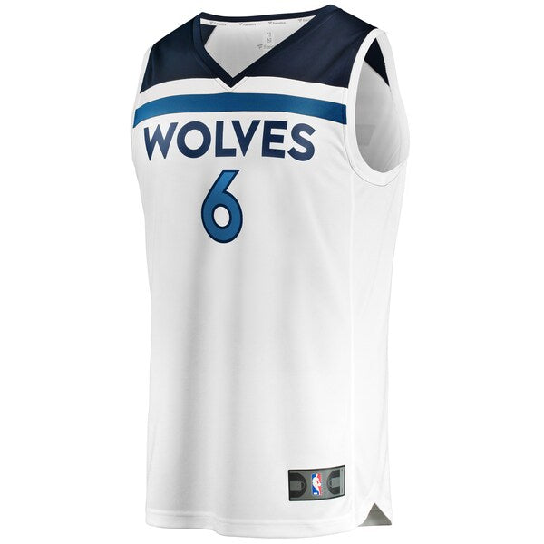 Jordan McLaughlin Minnesota Timberwolves Youth Fast Break Replica Player Jersey - Association Edition - White - Image 2