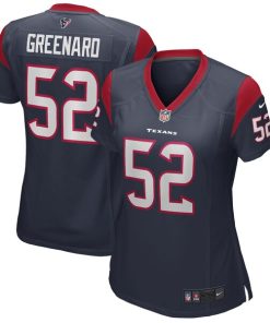 Jonathan Greenard Houston Texans Nike Women's Game Jersey - Navy