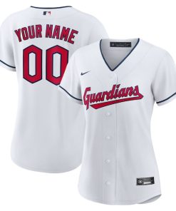 Cleveland Guardians Nike Women's Replica Custom Jersey - White