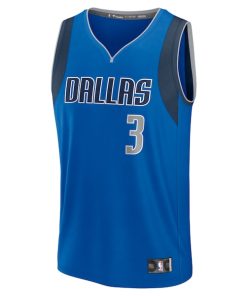 Alternative view of Anthony Davis Dallas Mavericks  Fast Break Replica Player Jersey - Icon Edition - Royal